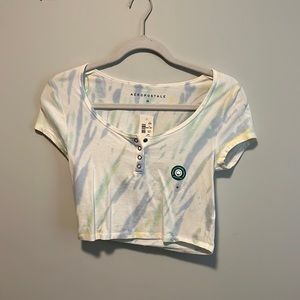 Cute tie dye crop top